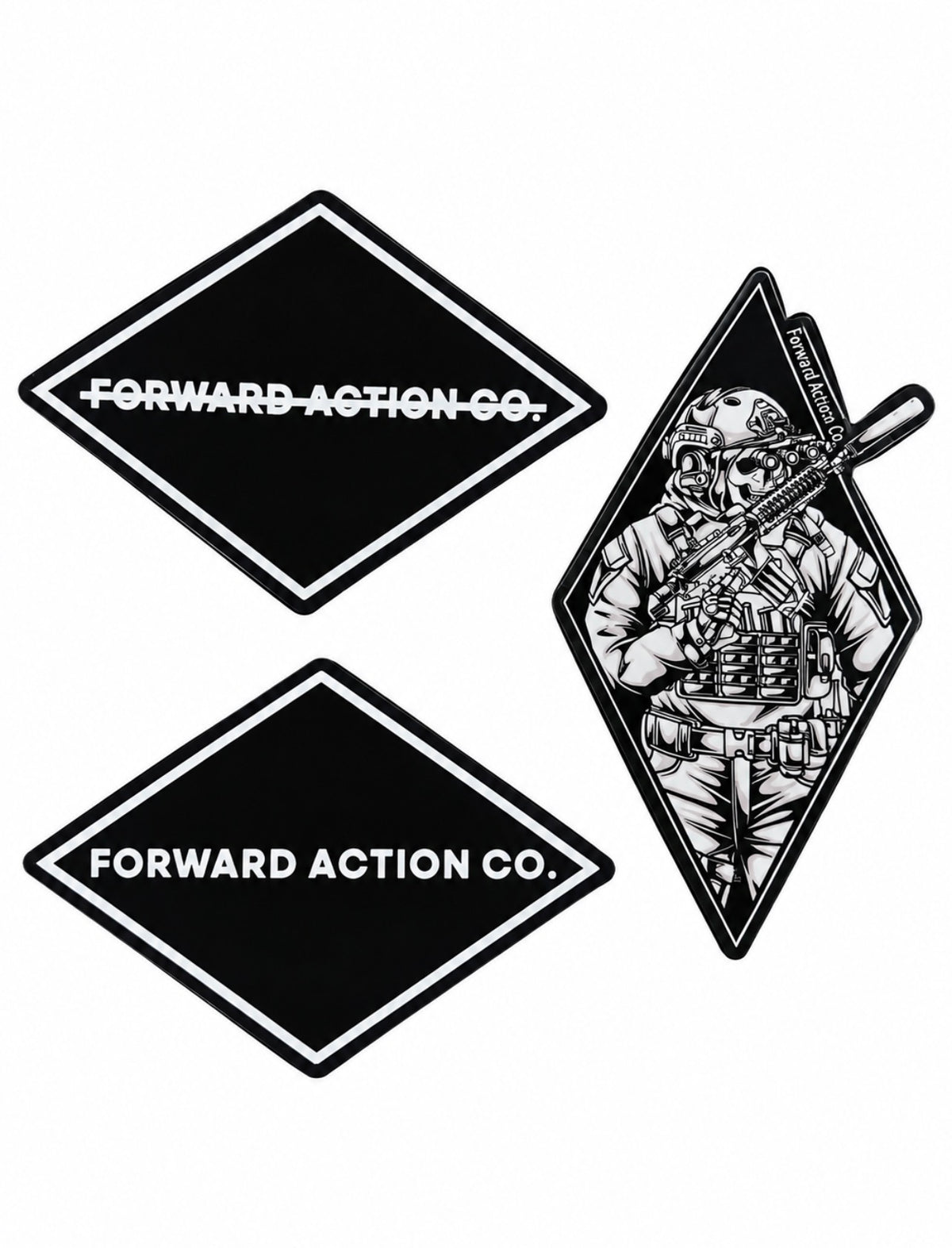 Forward Action Co. x Redacted Concepts sticker pack
